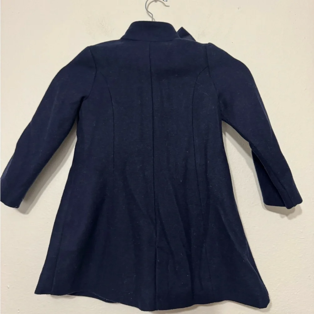 Janie and Jack Navy blue Girls Wool Blend Coat Size 4